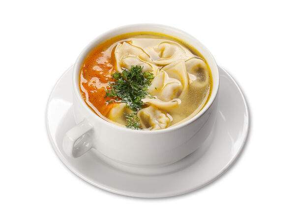 Чебуречная Брынза - Бульон с пельменями