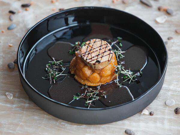 Прованс - Тарт Татен с фуа-гра