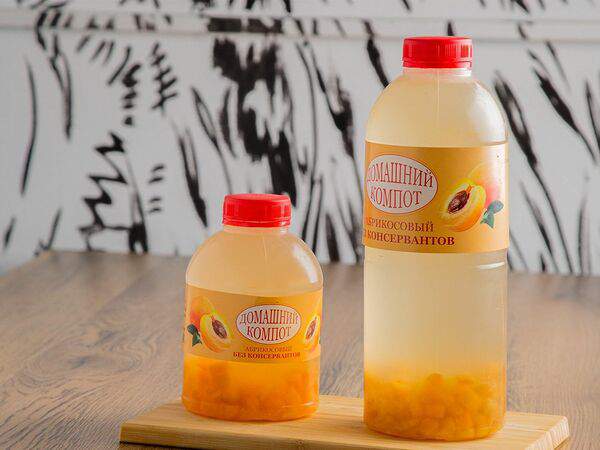 Донер 1 - Компот Домашний Абрикосовый