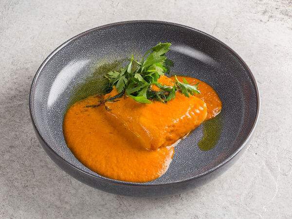 Море рядом - Палтус с соусом карри