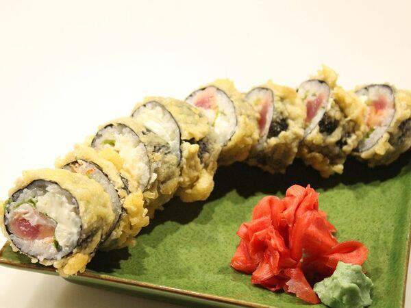 Каравелла - Темпура с лососем и креветками