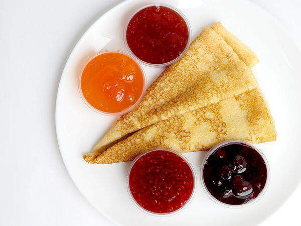 Пельмени и вареники - Блин с джемом