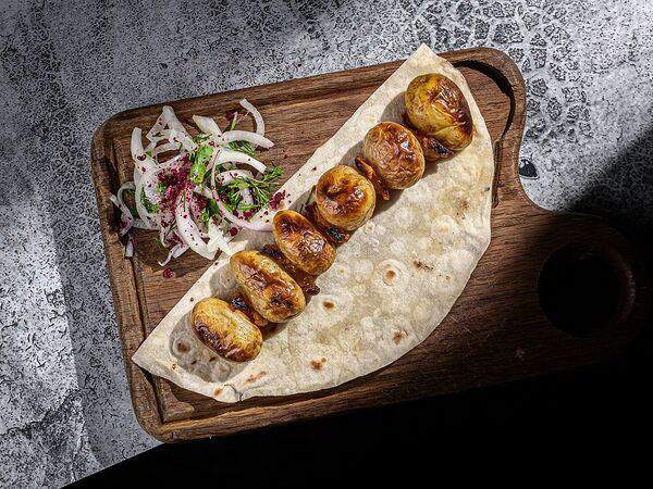 Восточный Базар - Молодой картофель с курдюком на мангале