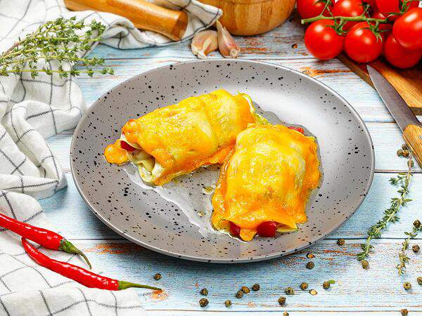 Хачапурная - Палтус в цукини с лимонным мармеладом