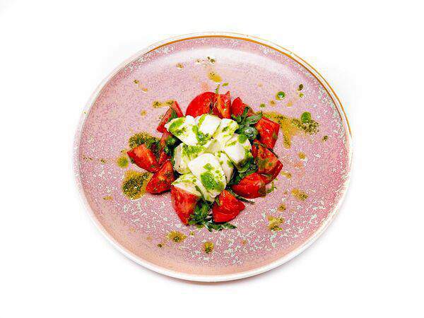 Сан сити - Моцарелла с песто и томатами