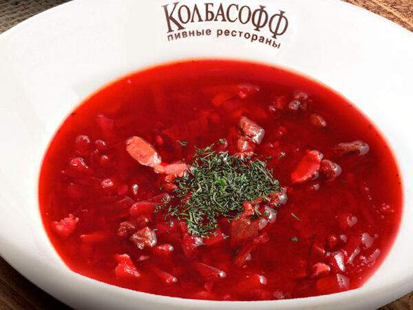 Колбасофф - Бизнес-ланч Суп борщ