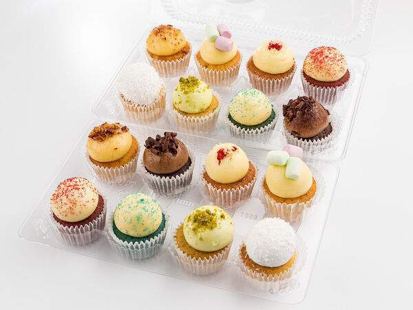 Udcкафе Upside Down Cake - Сет из 16 мини-капкейков