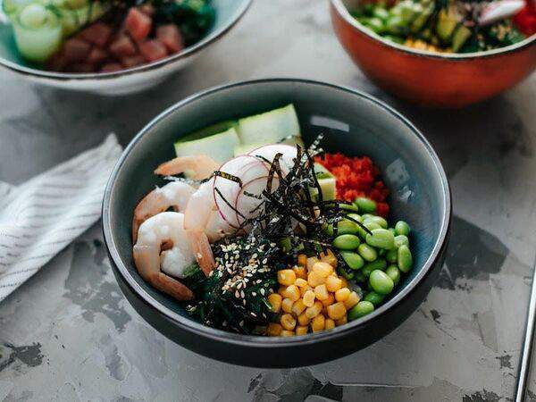 Грин доставка - Поке с креветками