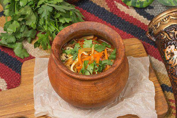 Мушмула - Суп Лагман с говядиной