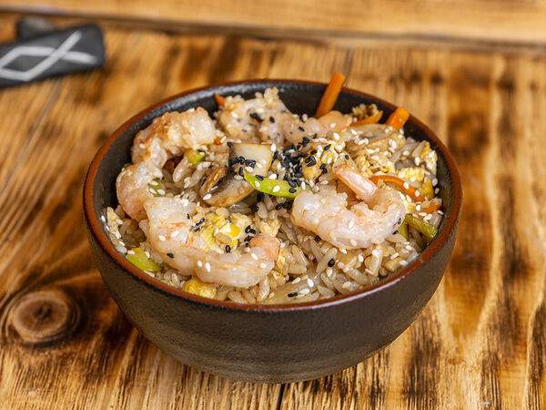 Ihtus - Рис с тигровыми креветками