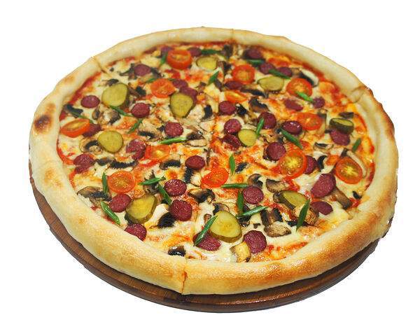 Едунаберу - Пицца с охотничьими колбасками