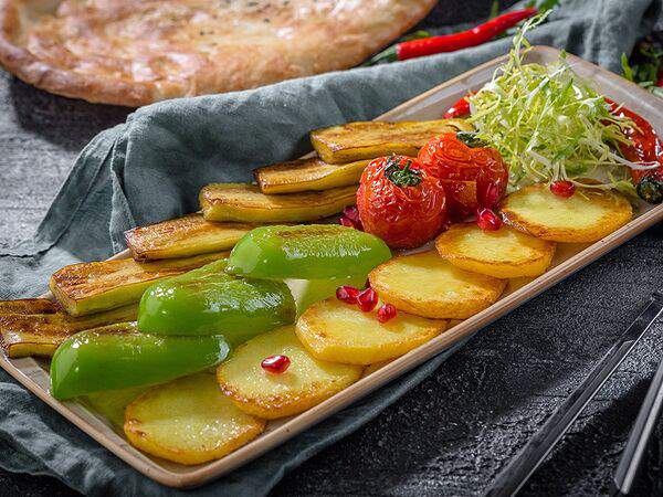 Новорижская застава - Овощи, жаренные на сковороде