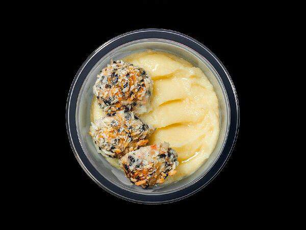 Eattery - Тефтельки из креветок с картофельным пюре