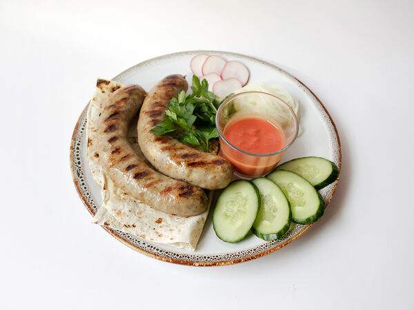 Кафе Ландау - Домашняя колбаса из рубленной свинины