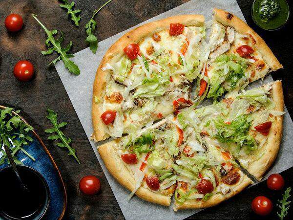 Foodmarket #FaceRoll - Пицца Цыпленок цезарь