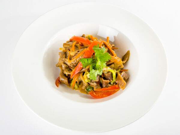 Тако - Гречневая лапша с говядиной