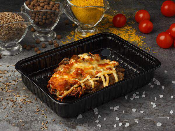 Микс - Свинина, запеченная с грибами