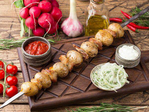 Гурман - Картофель бейби с салом