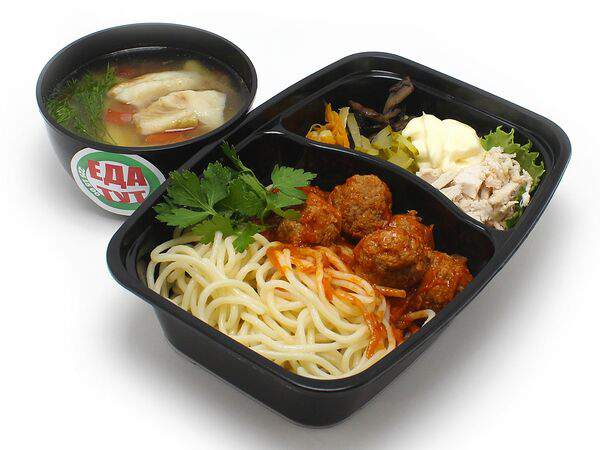 Еда тут - Ланч-бокс №12 с фрикадельками