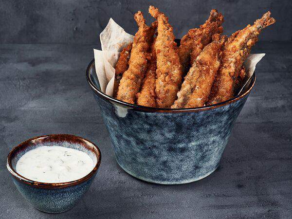 Ресторан Невидалия - Мойва жареная с соусом Тартар