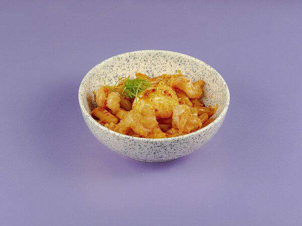 Miska bowls & folks - Токпокки с креветкой и чеддером