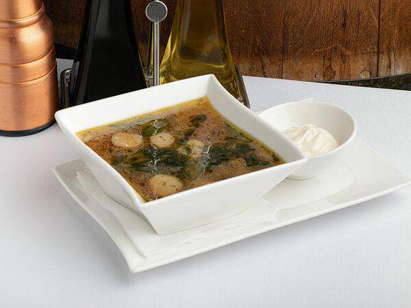 Ресторан Метрополь - Грибной суп с боровиками