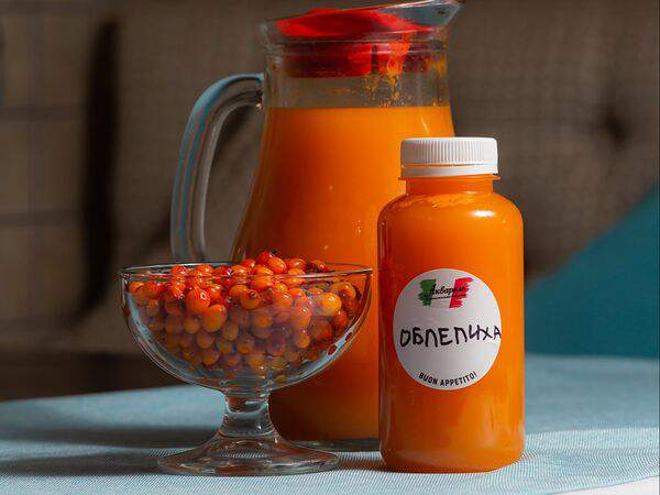 Акварель - Морс Облепиховый собственного производства