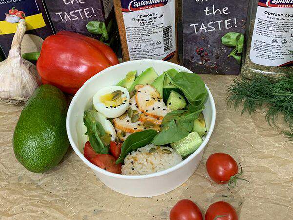 Mix Кухня - Боул с курицей