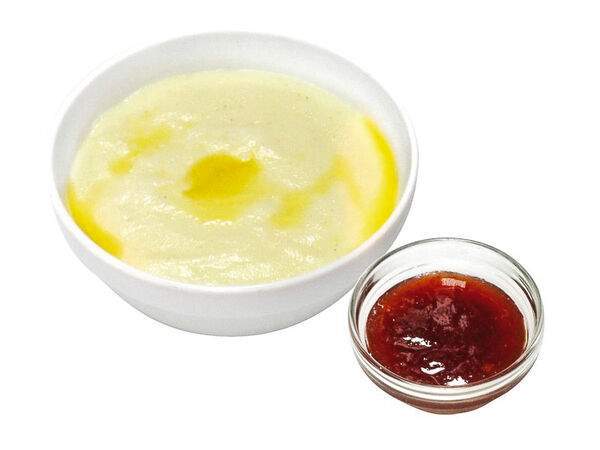 Блинная Сковородка - Каша манная с джемом Клубничный