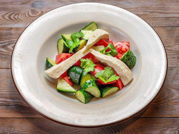 КинZa-Dза - Салат овощной с кахетинским маслом