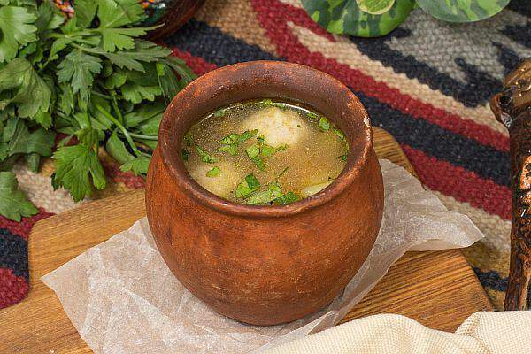 Мушмула - Суп куриный с фрикадельками