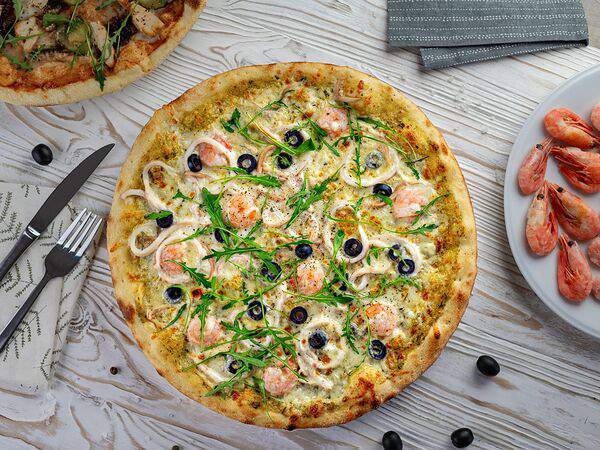 Top pizza - Пицца с морепродуктами