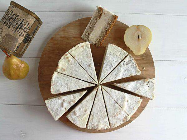 Десерт Коллекция - 1,35кг Бисквитный торт Грушевый с рикоттой