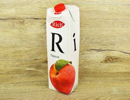 Палки-Скалки - Сок Персиковый Rich 1л