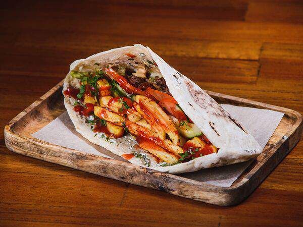 Шеф-шаурма - Гирос куриный в лепешке