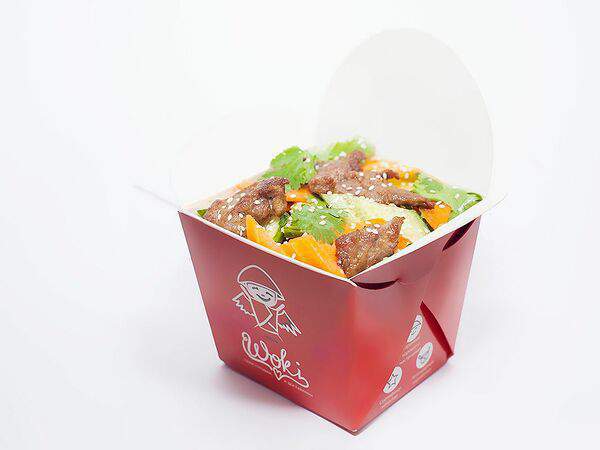 Воки - Салат Овощной с говядиной