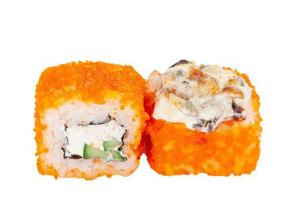 Сытый ниндзя - Запеченный ролл с крабом и угрем