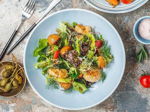 Двор Помидор - Салат с треской