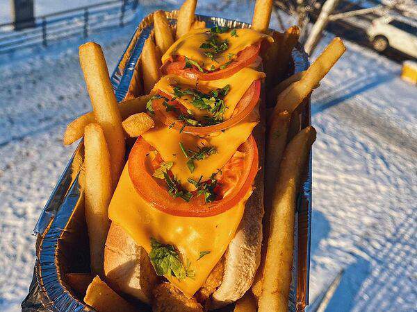 V Lavashe - Чикен хот-дог