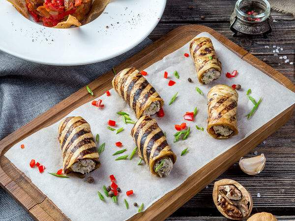 Кафе Барашки - Рулетики из баклажанов