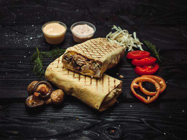 #PAPAMANGAL's48 - Шаурма Грибная Франция с курицей