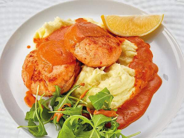 Эй, Джованни! - Котлетки из камчатского краба с соусом Биск