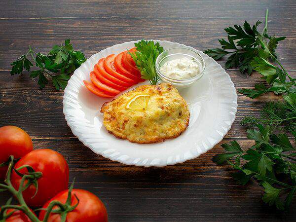 Банный ресторан Свежесть - Судак запеченный с сыром