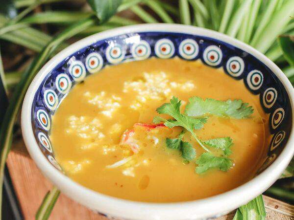 Сыроварня - Суп тыквенный с крабом