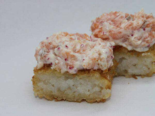 Рисоварка - Криспи с лососем