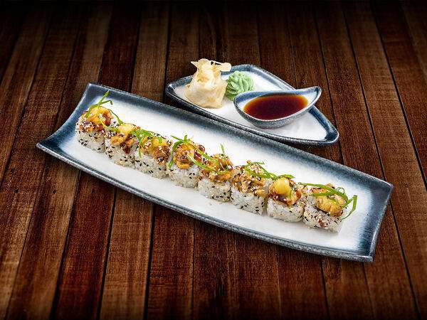 Тук-тук панда - Опалённый ролл с курицей