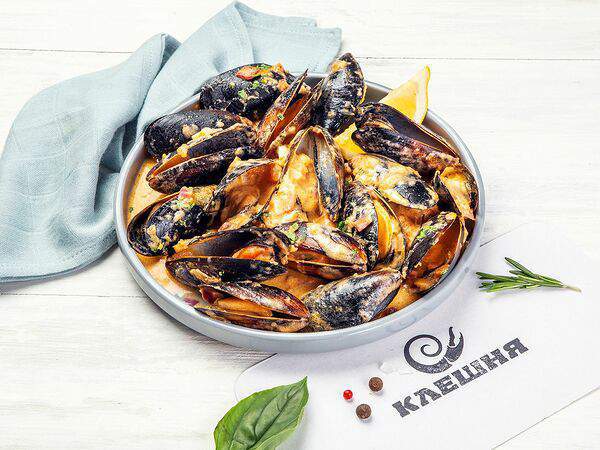 Клешня - Мидии в томатном соусе