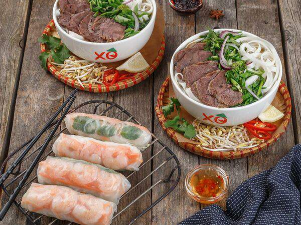 Дед Хо - Набор №8: фо бо (2 шт.), фреш-ролл с креветками (4 шт.)