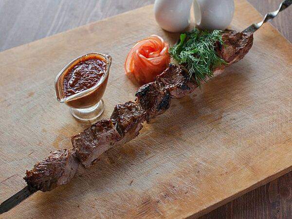 Шашлык-пикник - Шашлык из cвинoго окорока