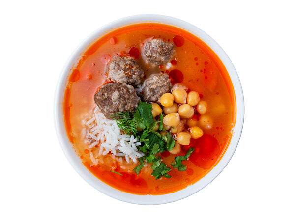 Мандарин - Рисовый с фрикадельками и нутом